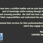 Feedback from Control Valve Solutions
