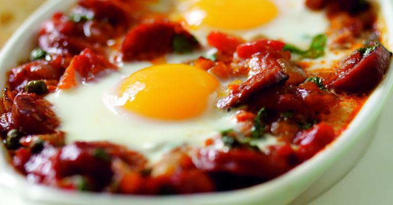 Spanish Baked Eggs